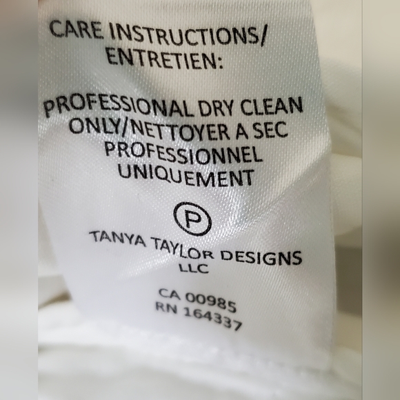 Tanya Taylor "Samantha" Puff Sleeve Cropped Jacket, Lined, Cream, Sm, NWT - Picture 14 of 16